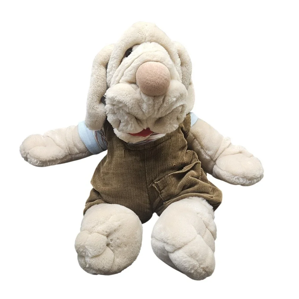 Vintage GANZ‎ Wrinkles Plush Dog Puppet 16